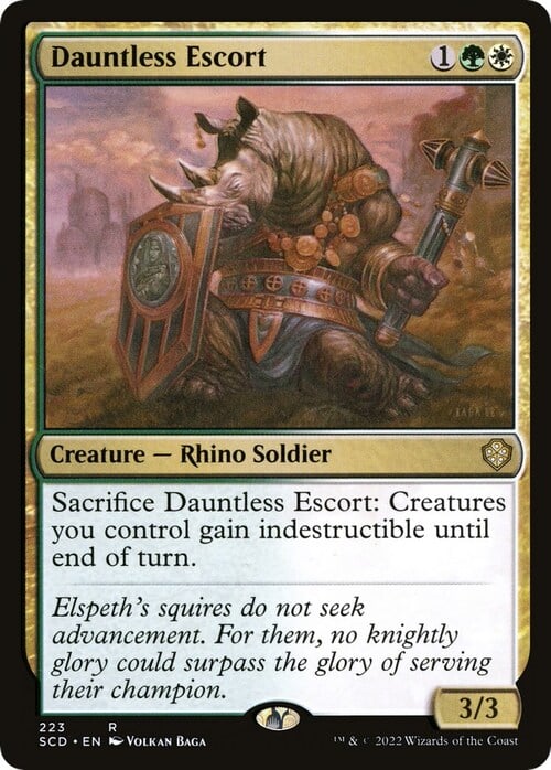 Scorta Intrepida Card Front