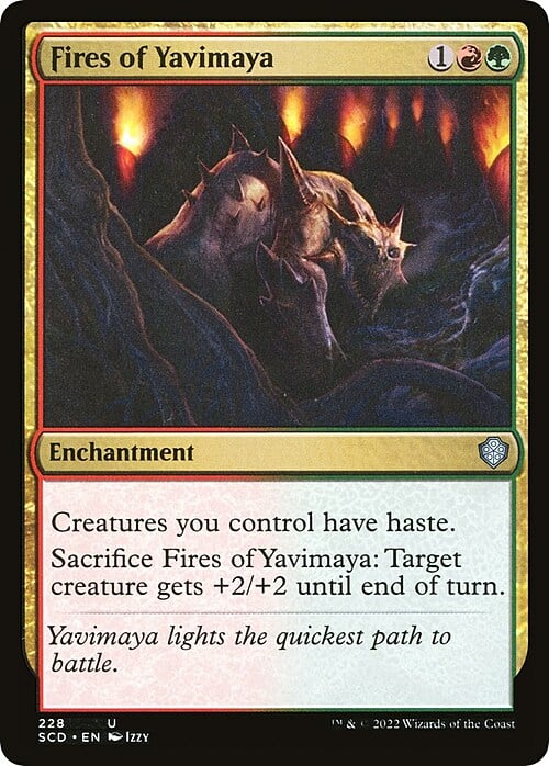 Fires of Yavimaya Card Front