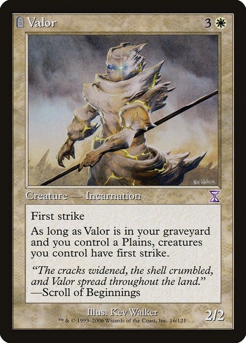 Valor Card Front