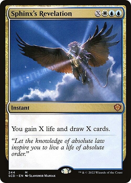 Sphinx's Revelation Card Front