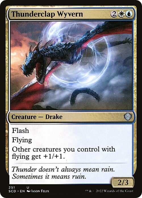 Thunderclap Wyvern Card Front
