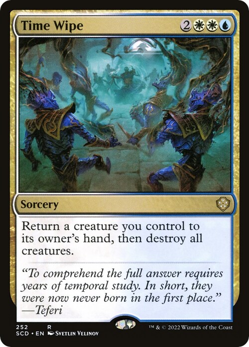 Cancellazione Temporale Card Front