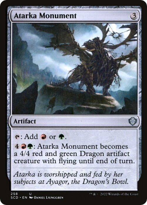 Monumento ad Atarka Card Front