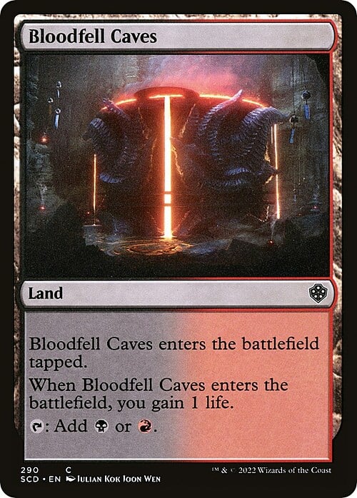 Caverne del Sangue Versato Card Front