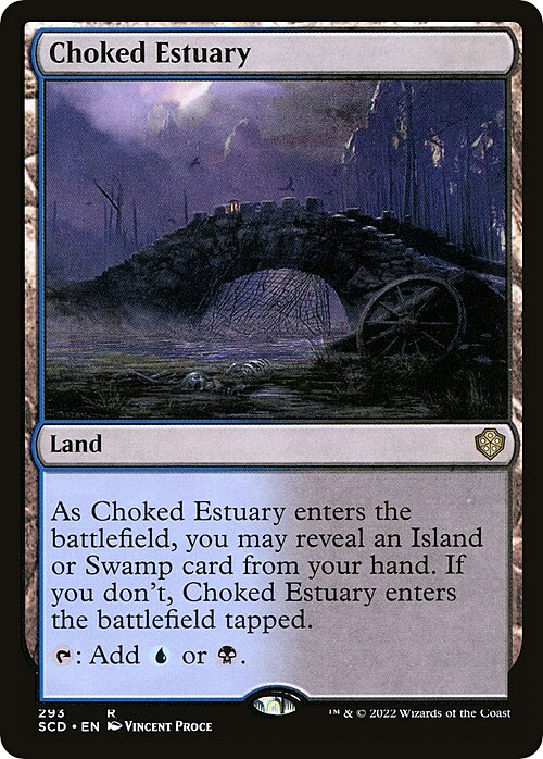 Choked Estuary Card Front
