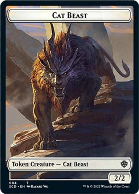 Cat Beast // Elf Warrior Card Front