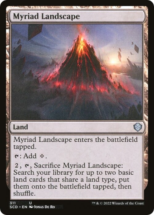 Paesaggio delle Miriadi Card Front