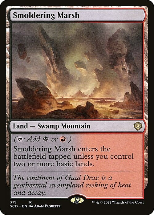 Smoldering Marsh Card Front
