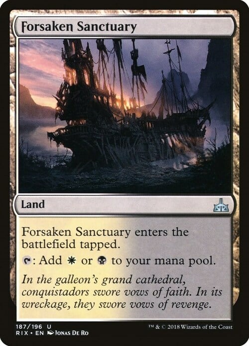 Forsaken Sanctuary Card Front
