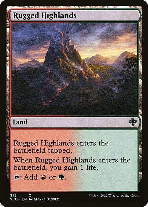 Rugged Highlands Card Front