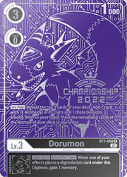 Dorumon · Championship 2022 BT7-056