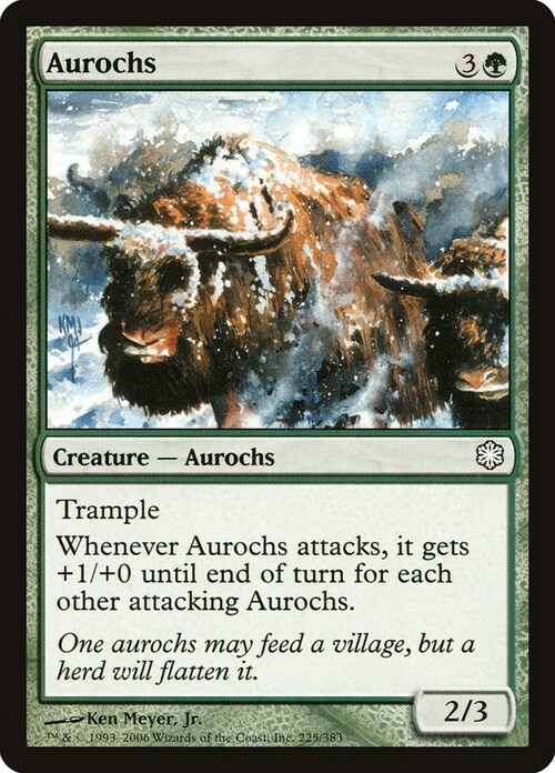 Aurochs Card Front