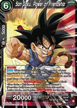Son Goku, Power of Friendship Card Front