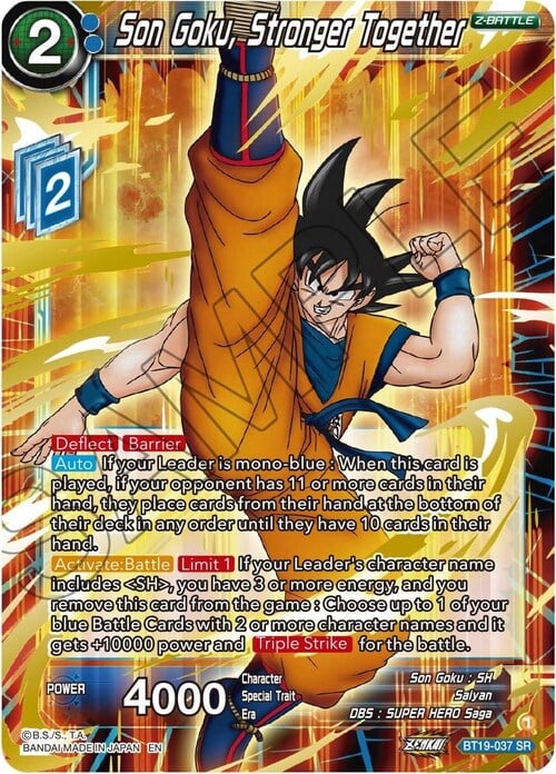 Son Goku, Stronger Together Frente