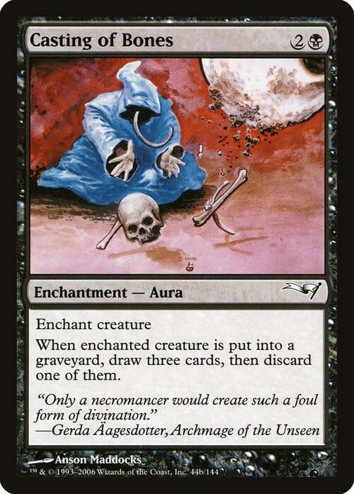 Casting of Bones Card Front