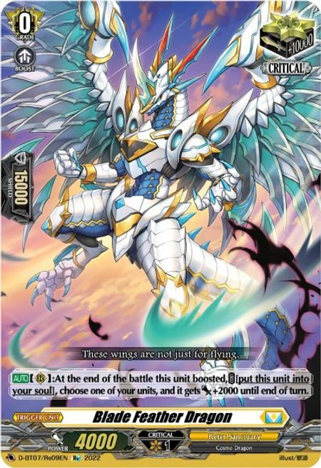 Blade Feather Dragon Card Front