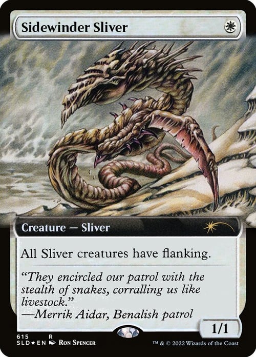 Sidewinder Sliver Card Front