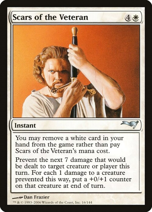 Scars of the Veteran Card Front