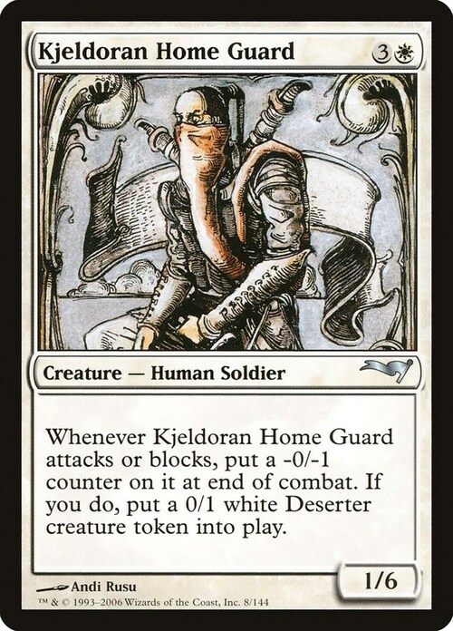 Kjeldoran Home Guard Card Front