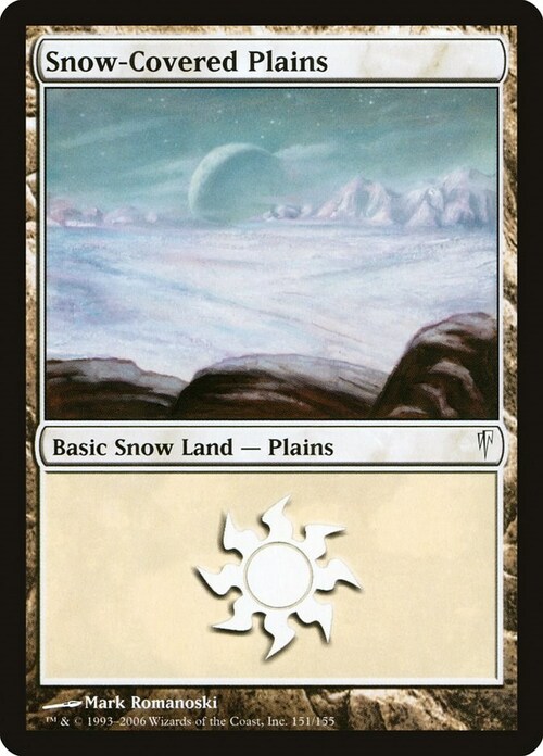 Snow-Covered Plains Card Front
