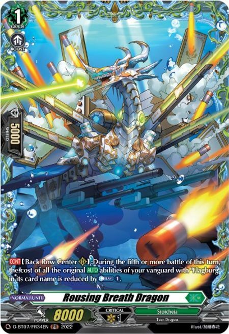 Rousing Breath Dragon Card Front