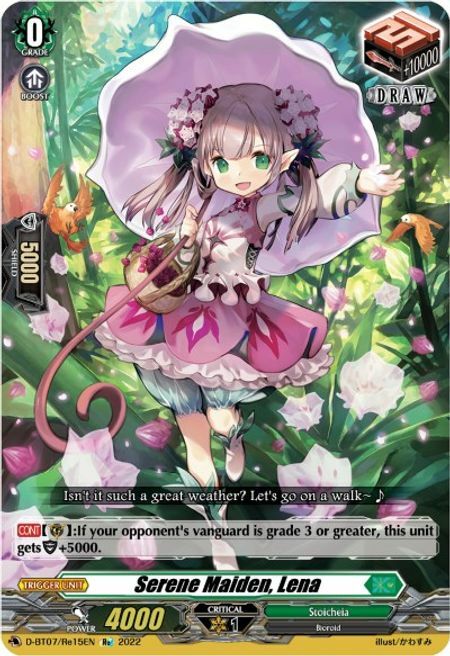 Serene Maiden, Lena [D Format] Card Front