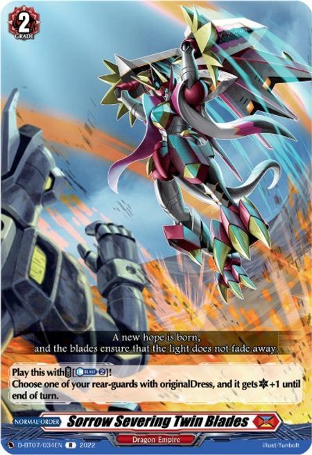 Sorrow Severing Twin Blades Card Front
