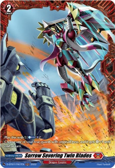 Sorrow Severing Twin Blades [D Format] Card Front