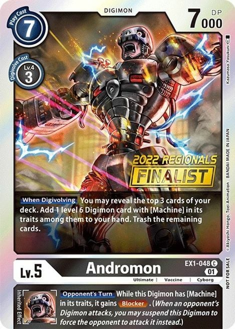 Andromon Card Front