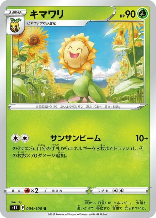 Sunflora Card Front