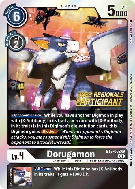 Dorugamon Card Front