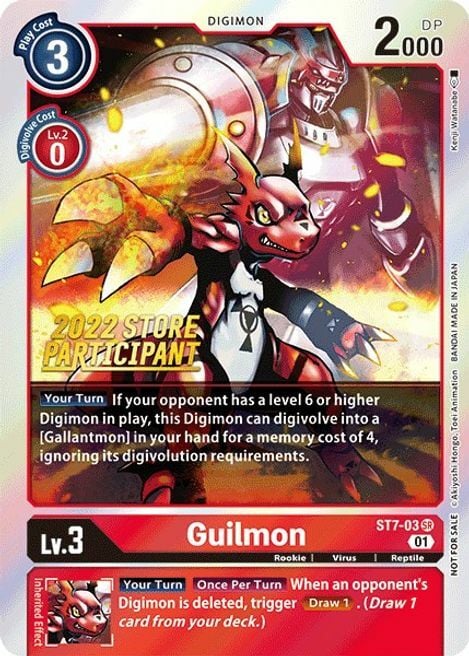 Guilmon Card Front