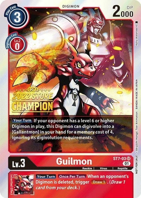 Guilmon Card Front