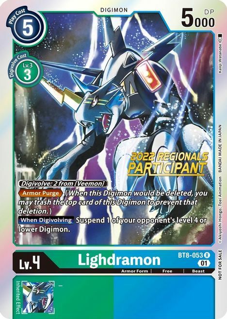Lighdramon Card Front
