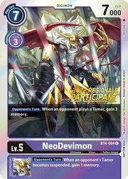 NeoDevimon · 2022 Regionals | Participant BT4-084p