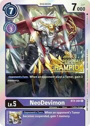 NeoDevimon · 2022 Regionals | Champion BT4-084c