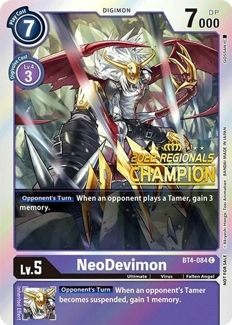NeoDevimon Card Front