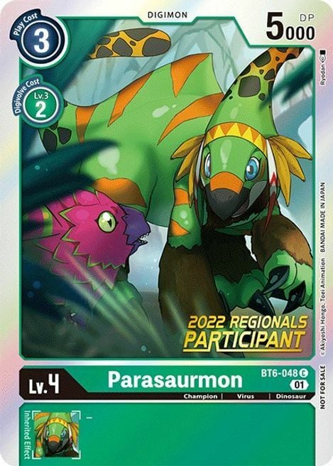 Parasaurmon Frente