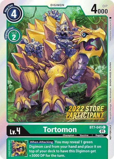 Tortomon Card Front