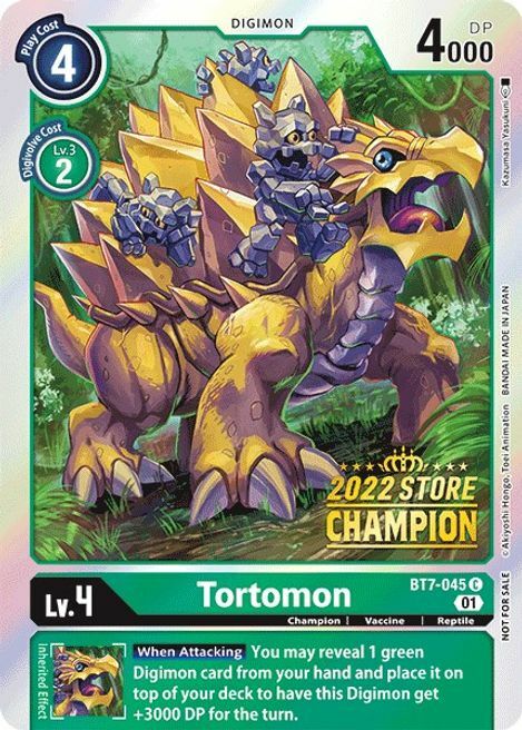 Tortomon Card Front