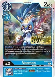 Veemon · 2022 Regionals | Champion ST8-04c