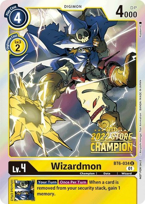 Wizardmon Card Front
