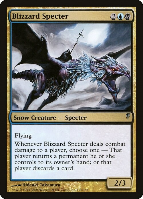 Blizzard Specter Card Front