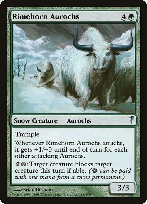 Rimehorn Aurochs Card Front