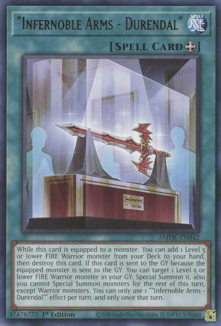 "Infernoble Arms - Durendal" Card Front