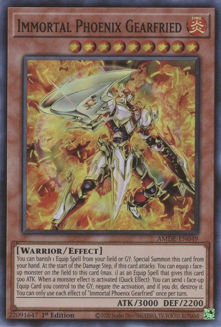 Immortal Phoenix Gearfried Card Front
