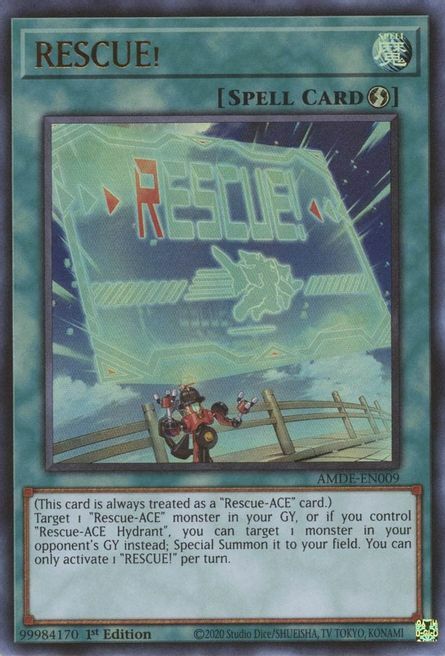 RESCUE! Card Front