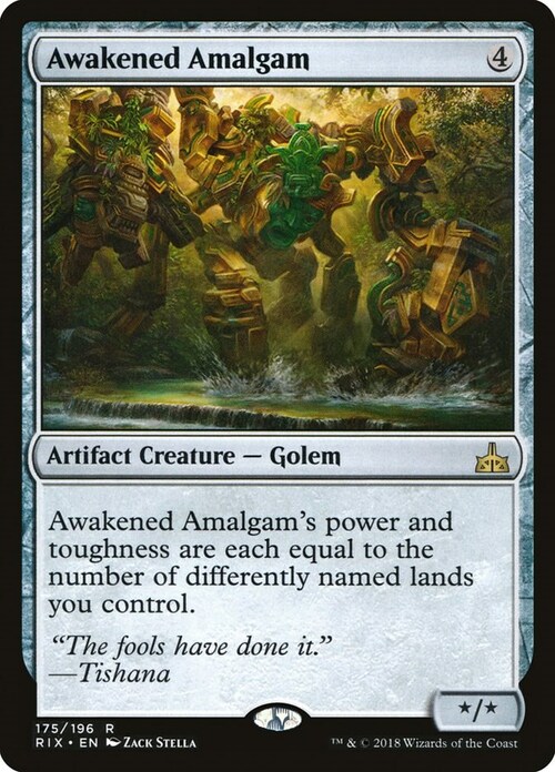 Awakened Amalgam Card Front