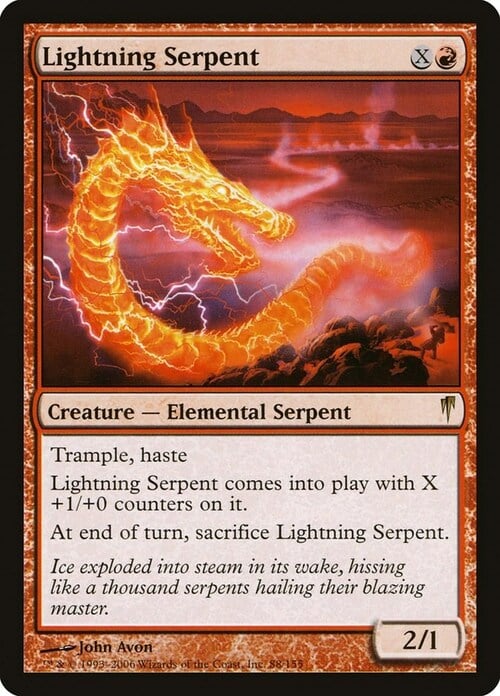 Serpente Saetta Card Front
