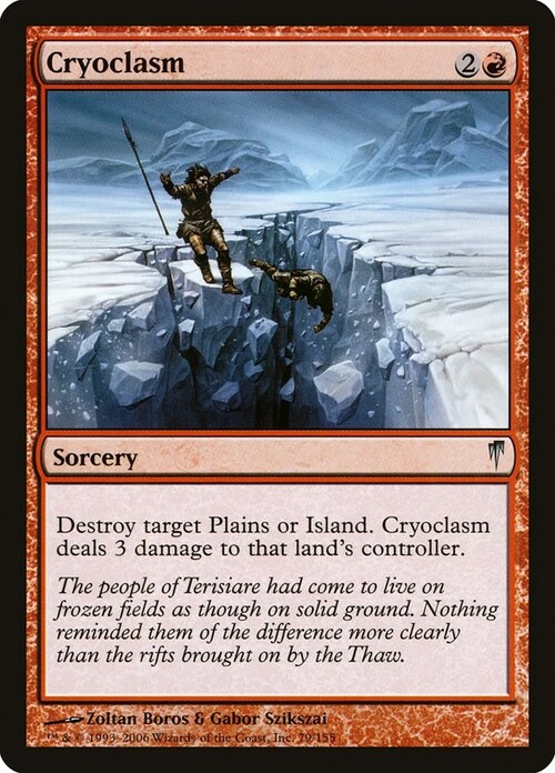 Cryoclasm Card Front